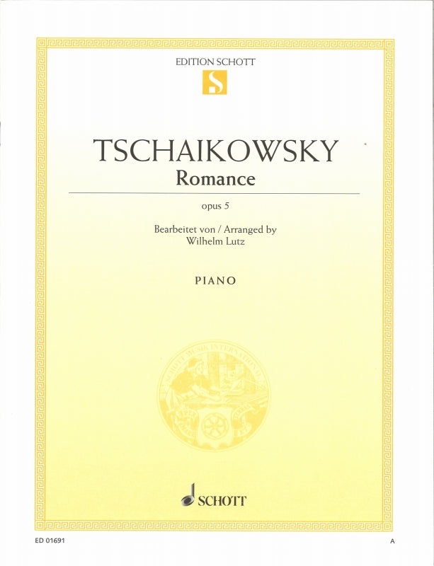 Tchaikovsky, Romance op. 5 in f (Schott)