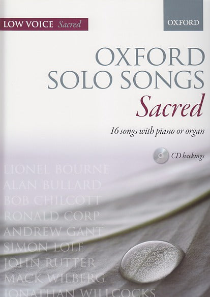 Oxford Solo Songs, Sacred, Low (+CD) (Oxford University Press)