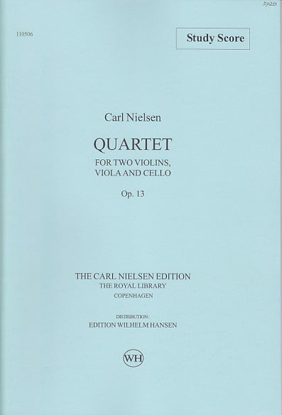 Nielsen, String Quartet op. 13 in g (W.Hansen)