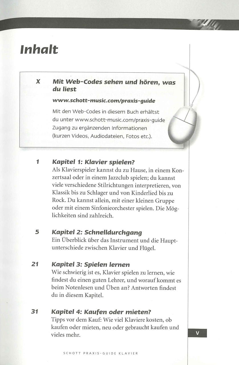 Pinksterboer, Schott Praxis-Guide Klavie (Schott)
