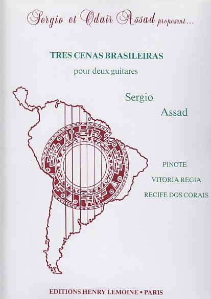 Assad, Tres Cenas brasileiras (2Guit) (Lemoine)