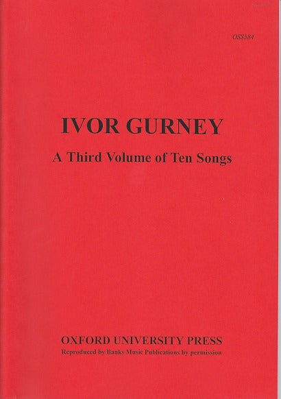 Gurney, Book of Songs 3 (Oxford University Press/Banks Music)