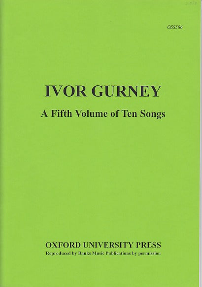 Gurney, Book of Songs 5 (Oxford University Press/Banks Music)