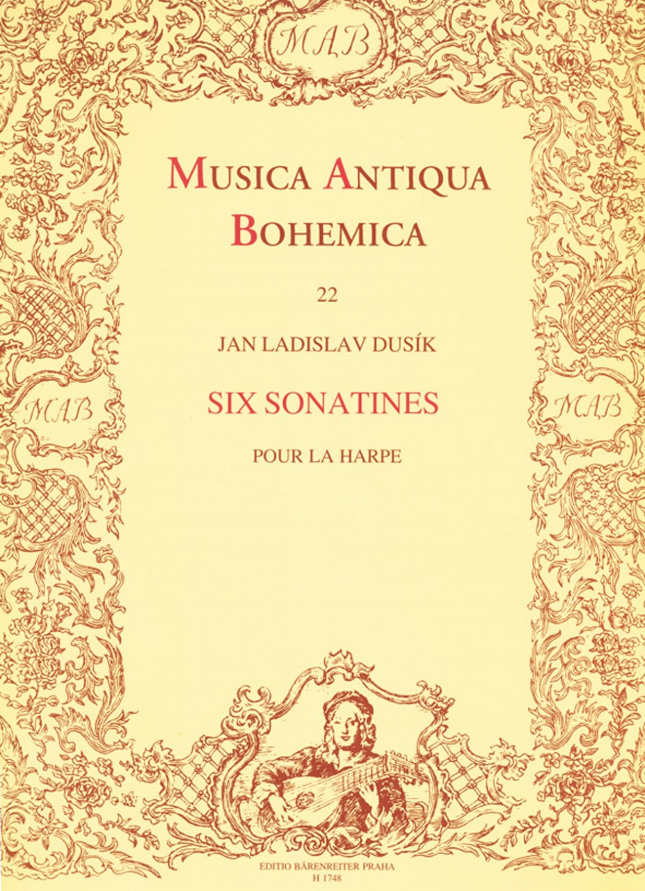 Dussek, 6 Sonatines pour la harpe (Supraphon)