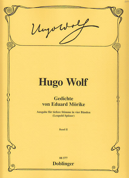 Wolf, Gedichte von Morike 2: 14-28 (Low) (Doblinger)