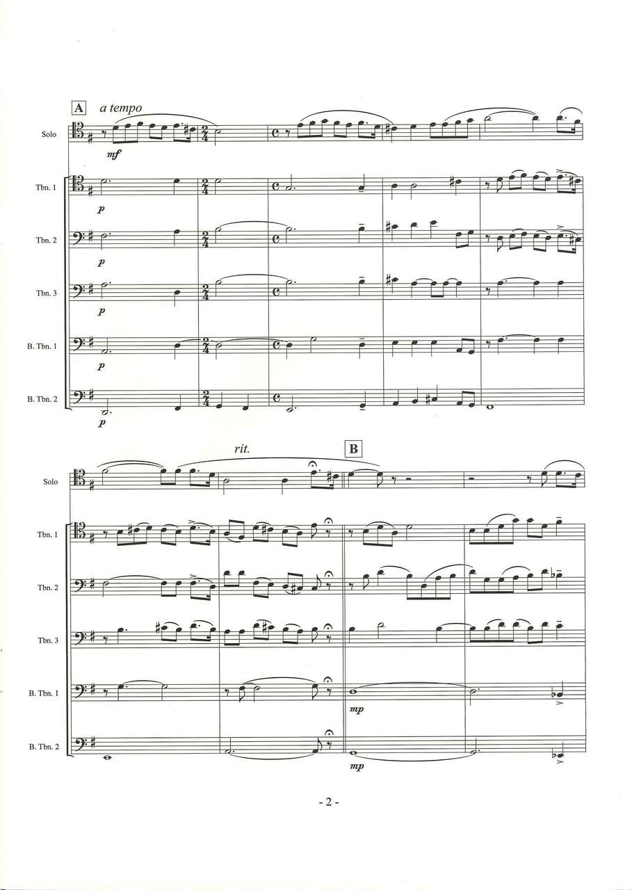 Puccini, Nessun dorma (6Tbn) (Alessi Publications)