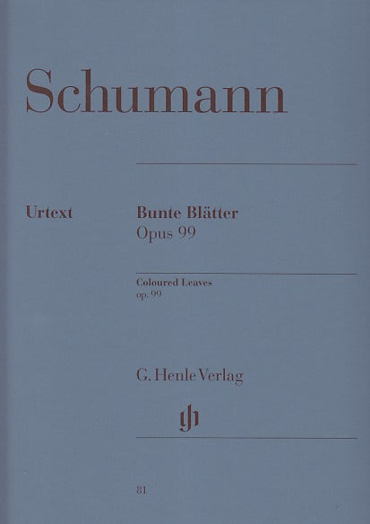 Schumann, op. 99 Bunte Blatter (rev.) (Henle)