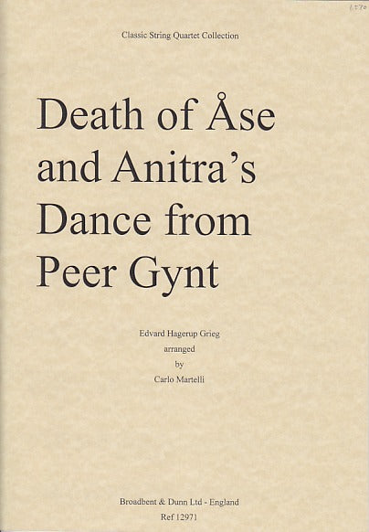 Grieg, Death of Ase and Anitra's Dance (Broadbent & Dunn)