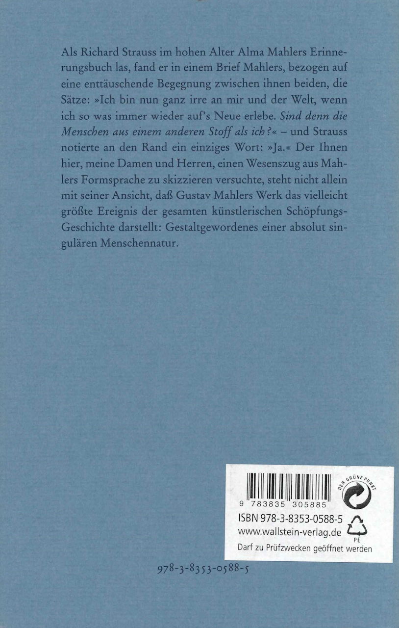 Wollschlager, Der Andere Stoff: Fragment (Wallstein)