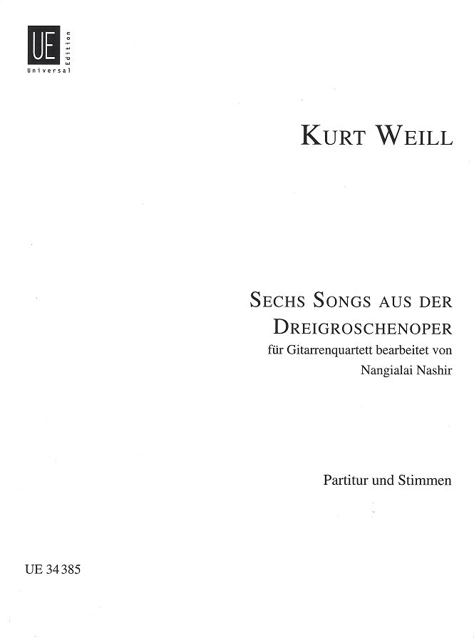 Weill, 6 Songs aus der dreigroschenoper (Universal)
