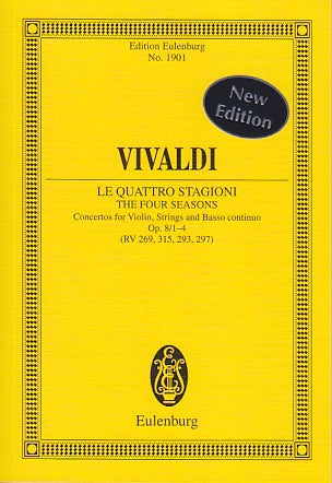 Vivaldi, op. 8/1-4 Le quattro stagioni (Eulenburg)