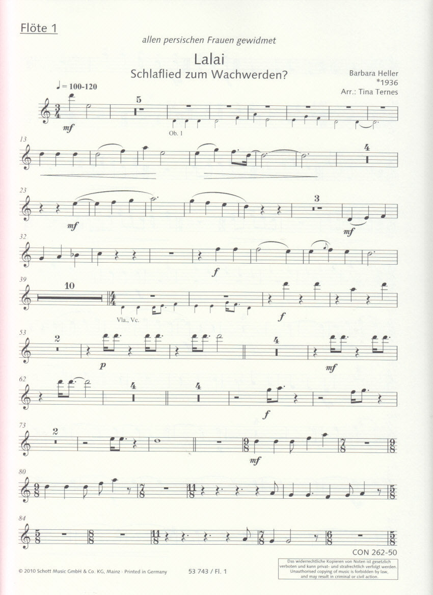 Heller, Lalai (Set of Parts) (Schott)