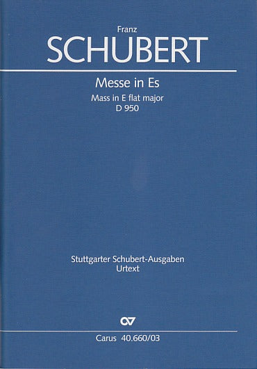 Schubert, Missa No. 6 in Eb D 950 (Carus)
