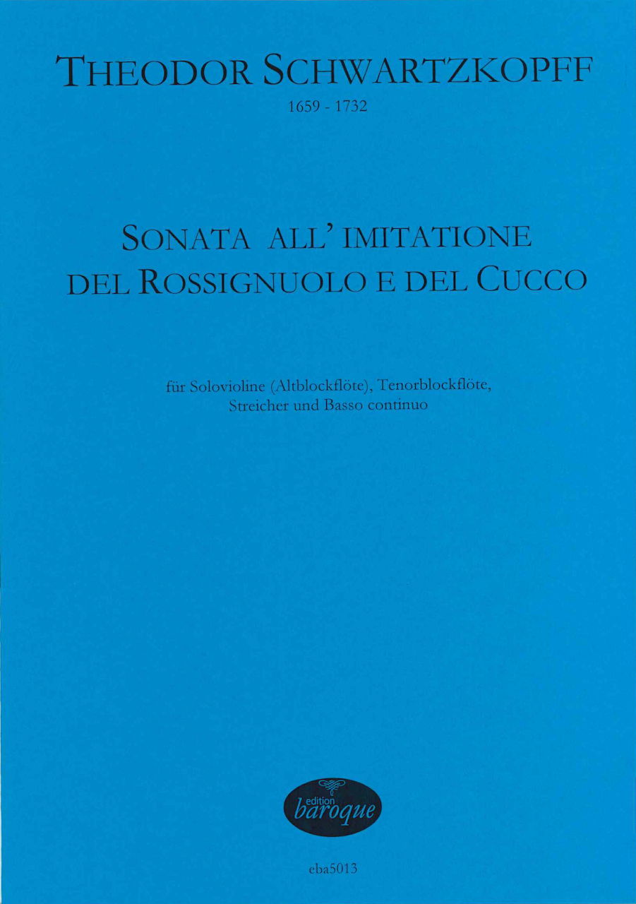 Schwartzkopff, Sonata all'imitatione (Offenburg, Edition)