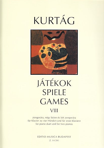 Kurtag, Jatekok 8 (1P4H; 2P4H) (Editio Musica Budapest)