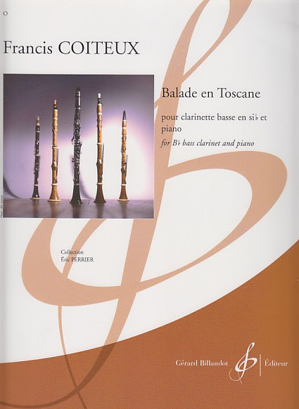 Coiteux, Balade en Toscane (BCl,Pf) (Billaudot)