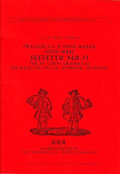 Weber, Sextetto 2 per 6 Corni cromatici (Pizka)