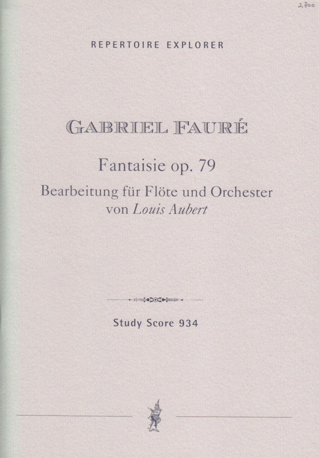 Faure, Fantaisie op. 79 (Fl,Orch) (Hoflich)
