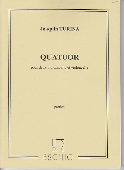 Turina, Quatuor 'de la guitarra' op. 4 (Eschig)