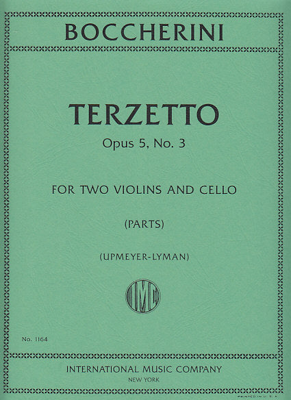 Boccherini, Terzetto op. 54/3 (2Vn,Vc) (IMC)