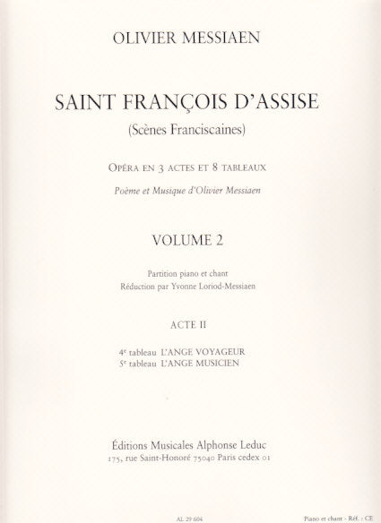 Messiaen, Saint-Francois 2 tabl. 4-5 (Leduc)