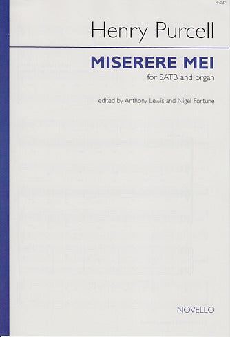 Purcell, Miserere mei (SATB,Org) (Novello)