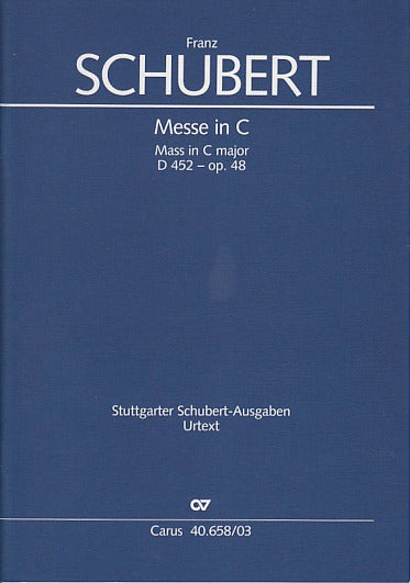 Schubert, Missa No. 4 in C D 452 (Carus)