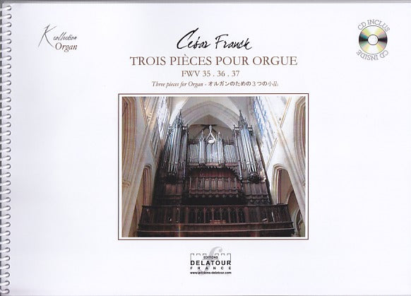 Franck, 3 Pieces M 35, 36, 37 (+CD) (Delatour)