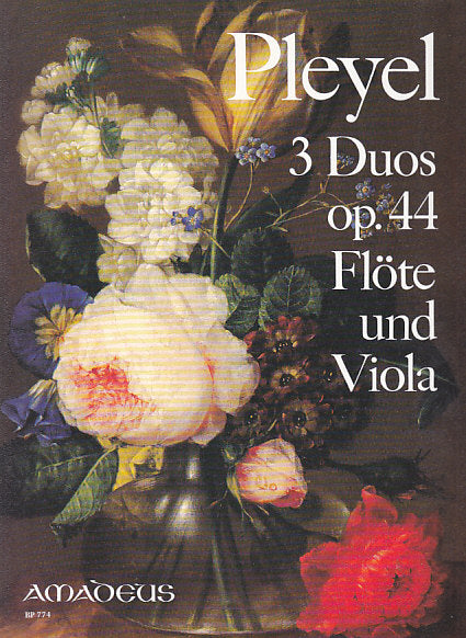 Pleyel, 3 Duos op. 44 (Fl,Va) (Amadeus Verlag)
