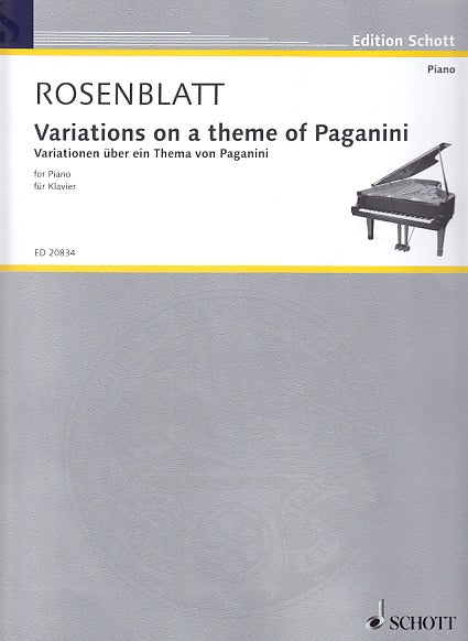 Rosenblatt, Variations on Paganini (Schott)