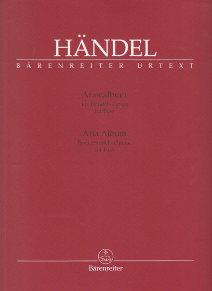 Handel, Arienalbum (Bs,Kbd) (Barenreiter)