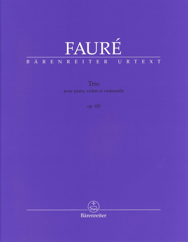 Faure, Trio op. 120 (Barenreiter)