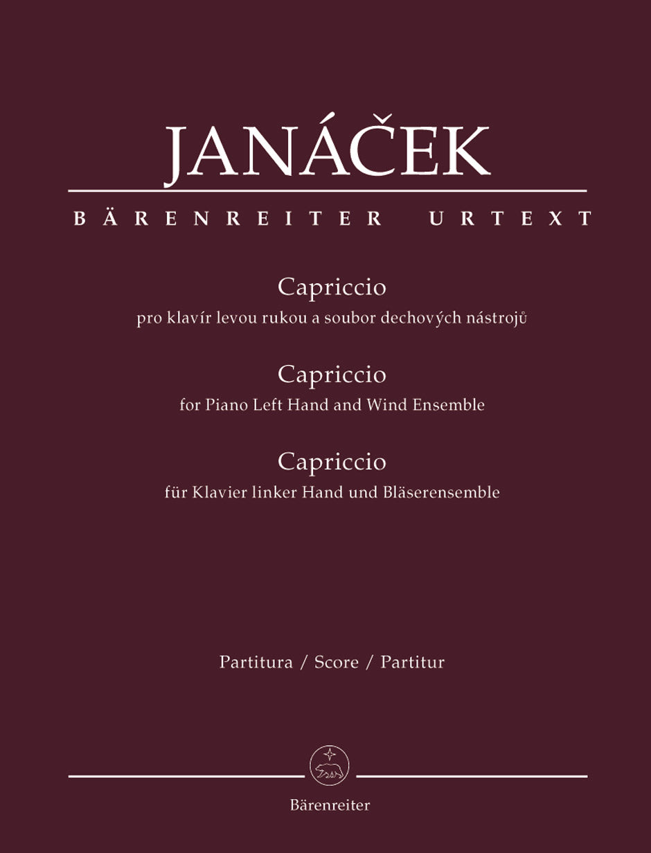 Janacek, Capriccio (Score,Parts) (Barenreiter)