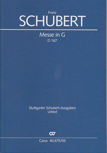 Schubert, Missa No. 2 D 167 (authentic) (Carus)