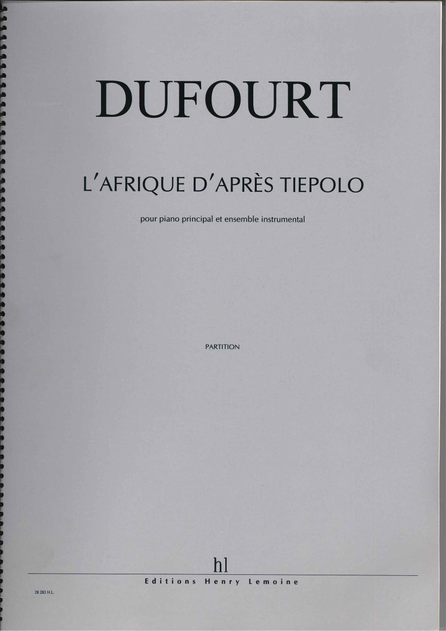 Dufourt, Afrique d'apres Tiepolo (Lemoine)