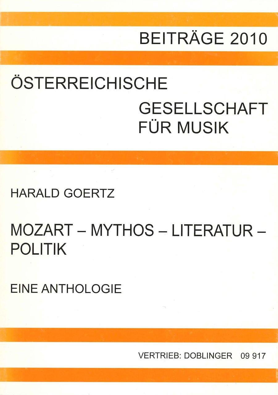 Goertz, Mozart - Mythos - Literatur - (Doblinger)