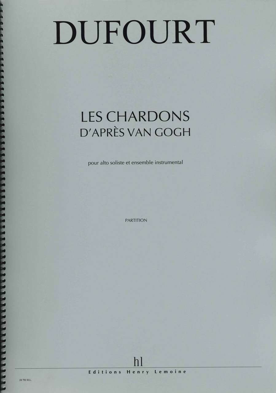 Dufourt, Chardons d'apres Van Gogh (Lemoine)