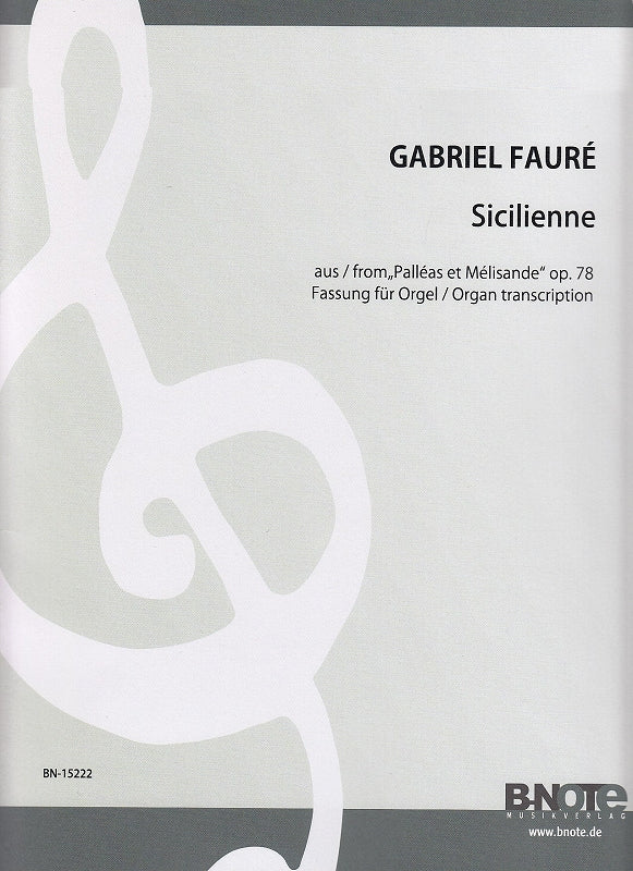 Faure, Siciliene (B-Note)
