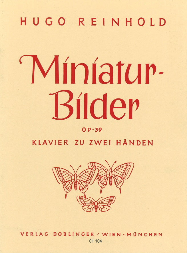 Reinhold, Miniaturbilder, op. 39 (Doblinger)