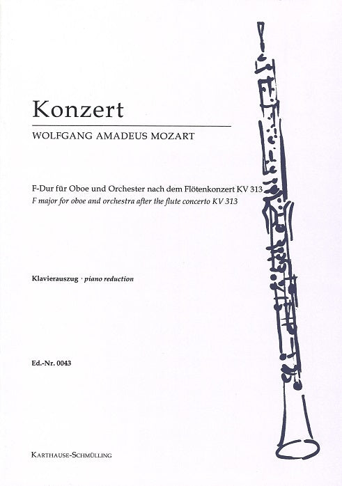 Mozart, Concerto KV 313 in F (Ob,Pf) (Karthause-Schmulling)