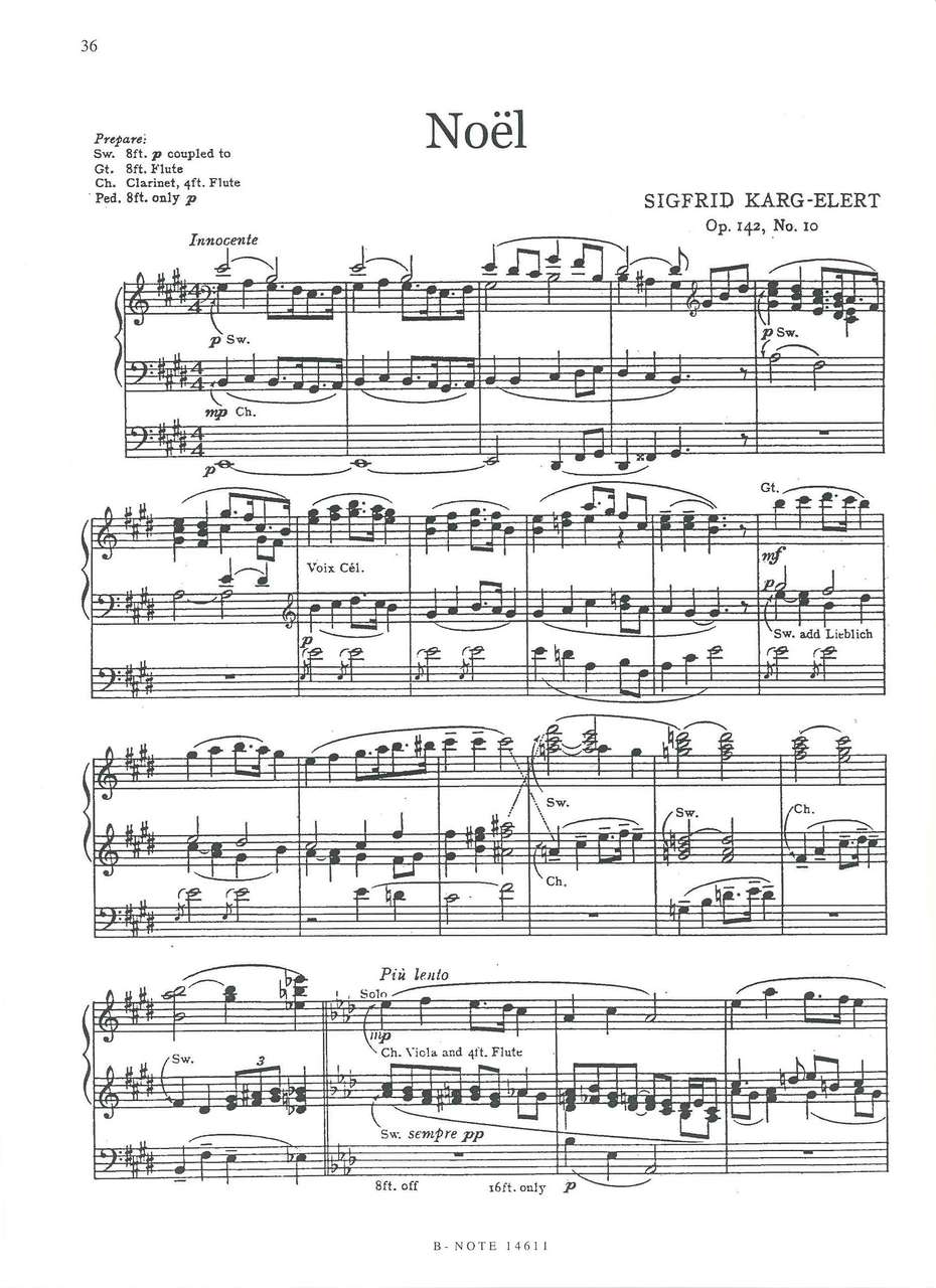 Orgelraritaten zu Weihnachten 1 (B-Note)