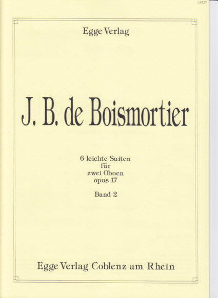 Boismortier, 6 leichte Suiten op. 17, 2 (Egge)