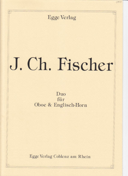 Fischer, Duo fur Oboe & Englishhorn (Egge)