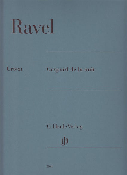 Ravel, Gaspard de la nuit (Jost) (Henle)