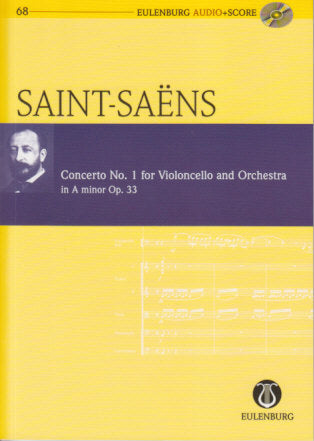 Saint-Saens, Concerto for Vc No. 1 (+CD) (Eulenburg)