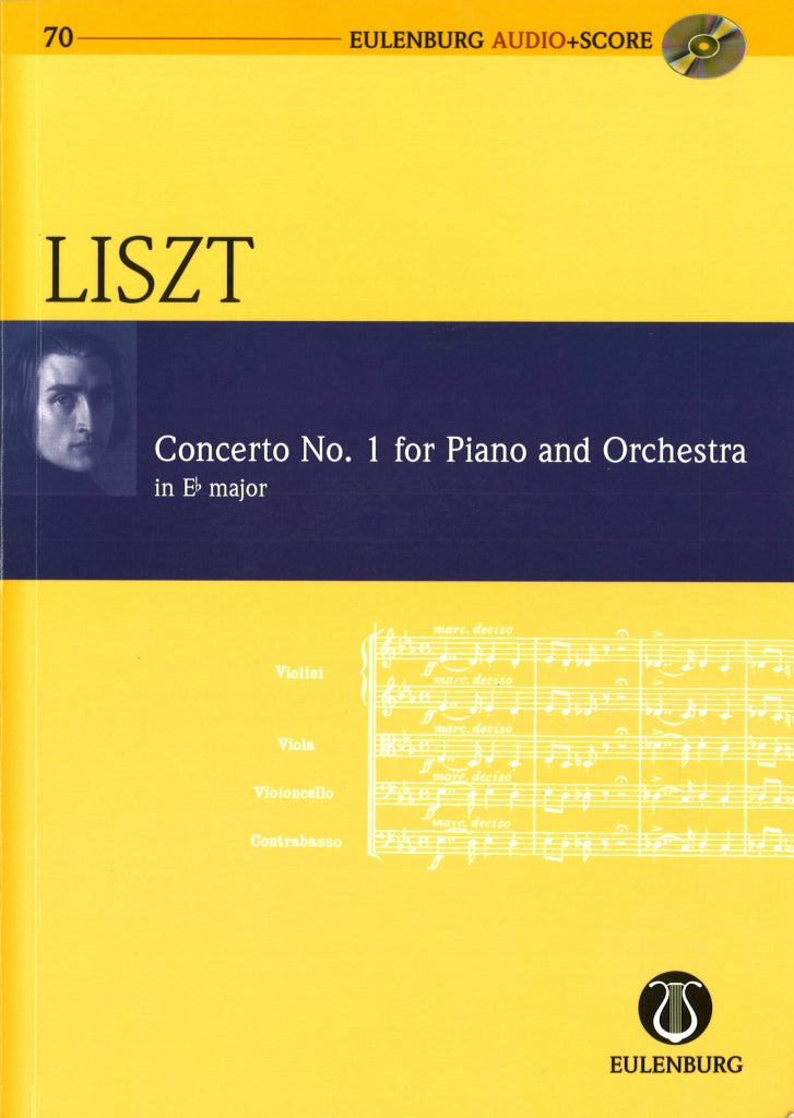Liszt, Concerto for Piano No. 1 (+CD) (Eulenburg)
