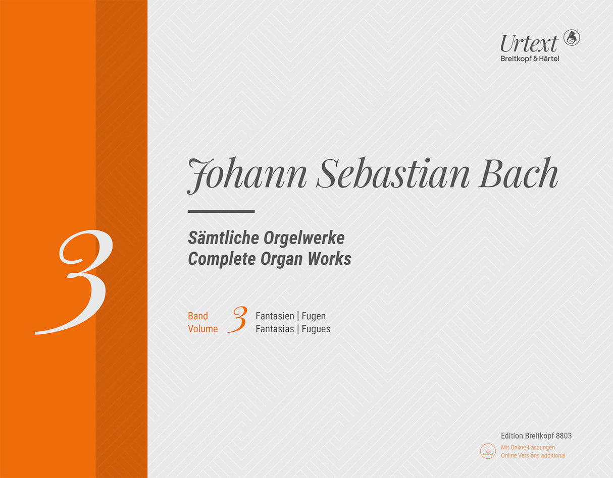 Bach, Samtliche Orgelwerke 3 (Breitkopf)