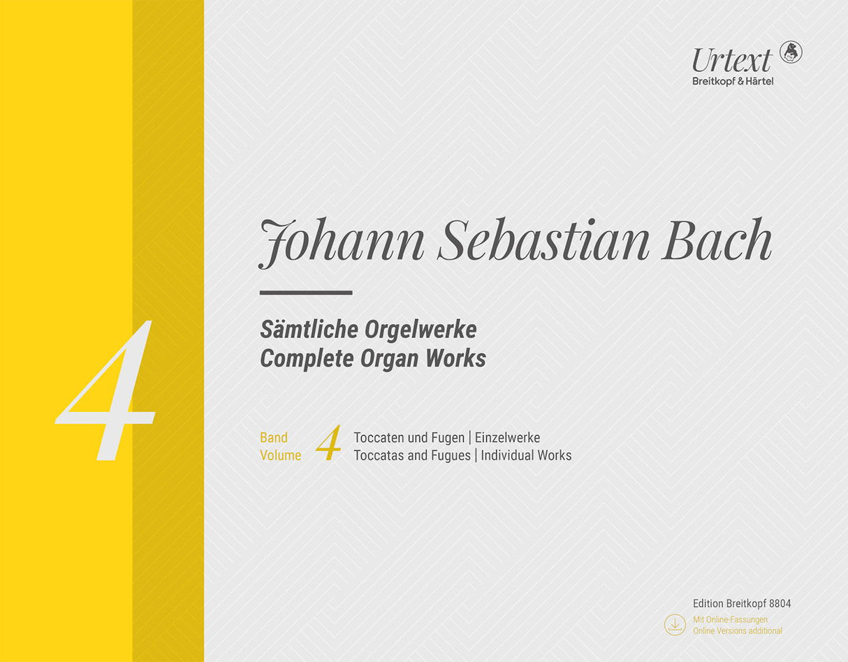 Bach, Samtliche Orgelwerke 4 (Breitkopf)