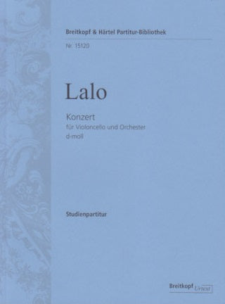 Lalo, Concerto for Violoncello in d (Henle/Breitkopf)
