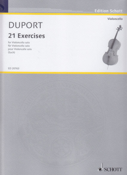 Duport, 21 Exercises (Such) (Schott)